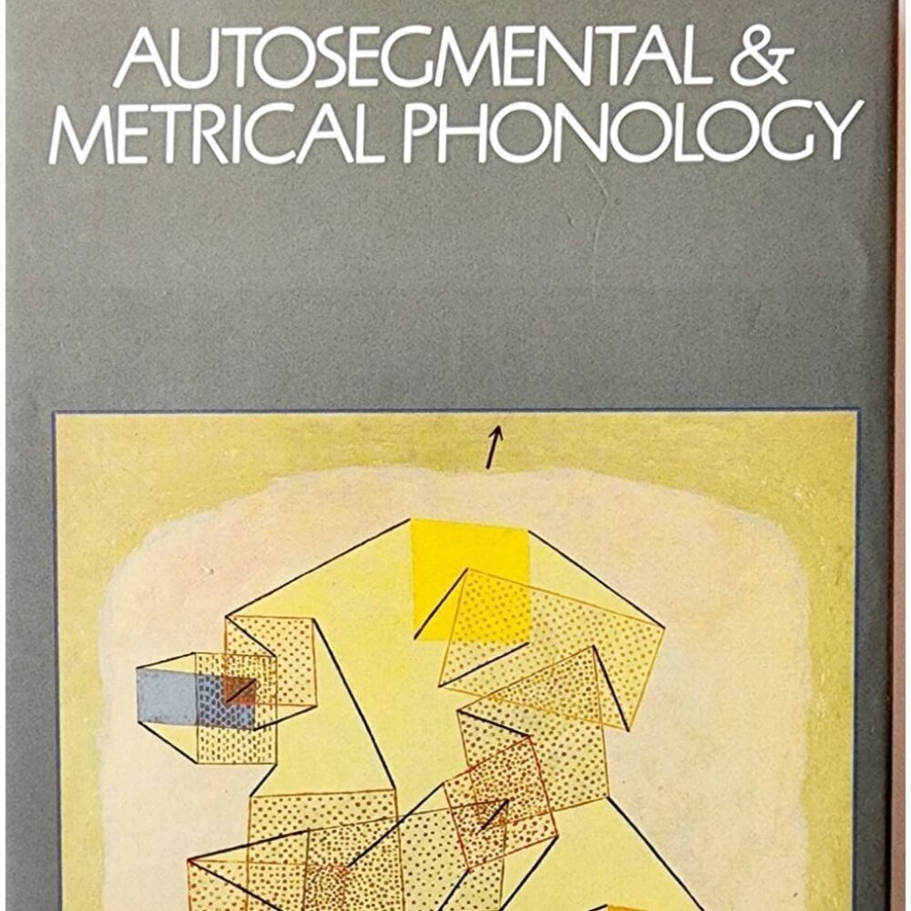 1990 Autosegmental & Metrical Phonology Goldsmith HC 1st Edition Linguistics E41